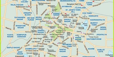 Карта Бангалоре
