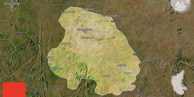 Сателитска карта Бангалоре
