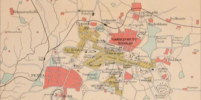 Бангалор старе мапи